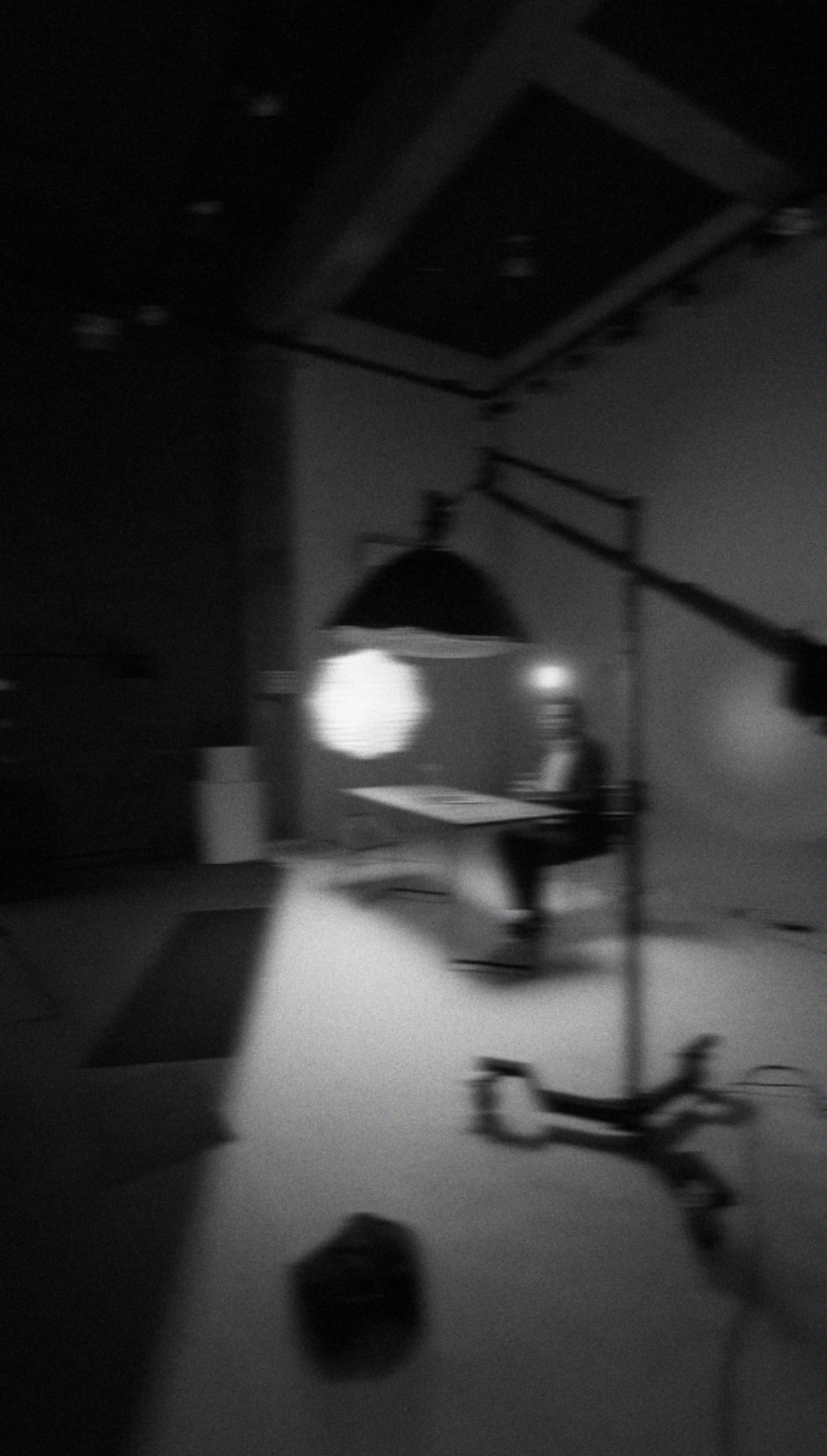 Bastidores de produção no Estúdio Bend